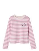 Nkflopine Ls Slim Short Top Pink Name It