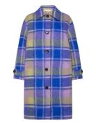 Checkered Wool Coat Patterned Stella Nova