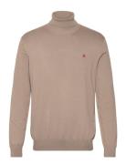 Turtleneck Viscose Sweater Beige Scotch & Soda