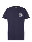 Football Logo T-Shirt Navy Lyle & Scott