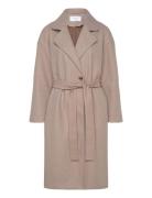 Visolo L/S Long Coat/Tes Beige Vila