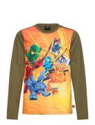 Lwtano 701 - T-Shirt L/S Khaki LEGO Kidswear