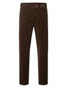 Slhreg-Cole Cord String Trs Brown Selected Homme