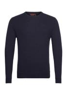 Essential Slim Fit Crew Jumper Navy Superdry