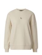 Jackie Over D Sweatshirt Beige Lexington Clothing