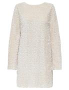 Onlanika Sequins Ls Bow Dress Wvn White ONLY