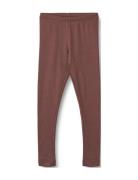 Rib Leggings Maddy Brown Wheat