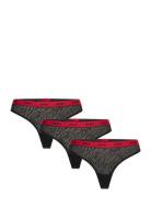 Triplet Thong Lace Black HUGO