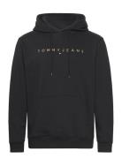 Tjm Reg Linear Gold Hood Ext Black Tommy Jeans