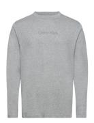 L/S Crew Neck Grey Calvin Klein