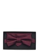 Polyester Bow Tie Burgundy Lindbergh Black