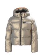 Jr Nora Short Puffy Jacket Gold Helly Hansen