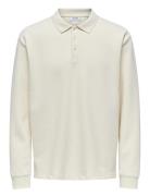 Onsbernard Rlx Ls Polo Cream ONLY & SONS