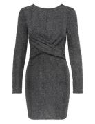 Onlqueen L/S Glitter Twist Dress Jrs Grey ONLY