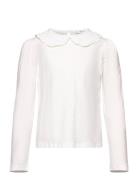 Babydoll-Neck T-Shirt White Mango