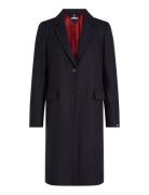 Wool Blend Classic Coat Navy Tommy Hilfiger