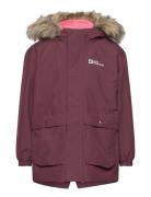 Cosy Bear 3In1 Parka G Burgundy Jack Wolfskin