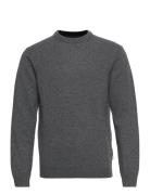 Cfkarl Lambswool Crew Neck Kni Grey Casual Friday