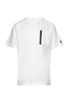 Branded Zip Pocket T-Shirt White Lyle & Scott