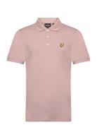 Plain Polo Shirt Pink Lyle & Scott