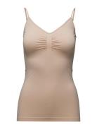 Cc Heart Seamless Camisole Beige Coster Copenhagen