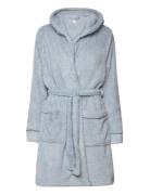 Fleece Bathrobe Short Blue Hunkemöller