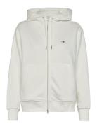 Shield Zip Hoodie Cream GANT