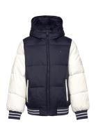 Colorblock Puffer Jacket Blue Tommy Hilfiger