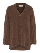 Jenny Alpaca Blend Cardigan Brown Malina