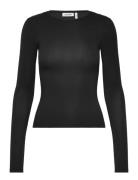 Slim Fitted Long Sleeve Black Weekday