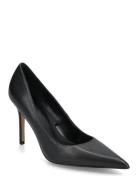 Leather Pumps Black Mango