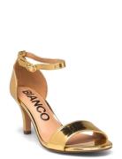 Biaadore Sandal Patent Gold Bianco