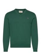 Classic Cotton V-Neck Green GANT