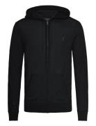 Mode Merino Zip Hood Black AllSaints