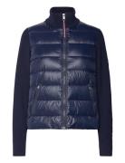 Lw Down Feminine Gloss Knit Jkt Navy Tommy Hilfiger