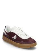 Th Heritage Sneaker Perf Burgundy Tommy Hilfiger