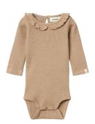 Nbfsophia Sak Ls Slim Body Lil Beige Lil'Atelier