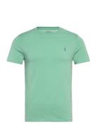 Custom Slim Fit Jersey Crewneck T-Shirt Green Polo Ralph Lauren