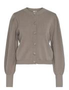 Yasfonny Ls Knit Cardigan S. Noos Brown YAS