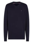 Essential Cotton V Neck Navy Tommy Hilfiger