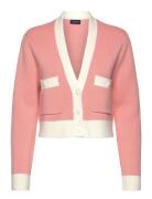 Half Milano Knitted Cardigan Pink Lexington Clothing