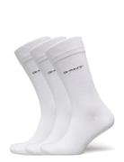 Soft Cotton Socks 3-Pack White GANT