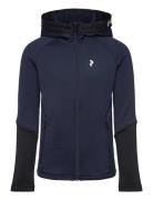 Jr Rider Mid Zip Hood Navy Peak Performance