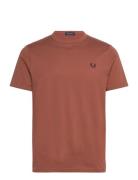 Ringer T-Shirt Brown Fred Perry