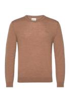 Extrafine Merino Wool C-Neck Brown GANT