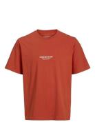 Jorvesterbro Tee Ss Crew Neck Noos Mni Orange Jack & J S