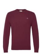 Extrafine Lambswool C-Neck Burgundy GANT