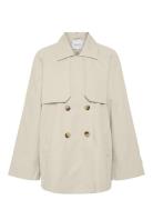 Yasvenice Ls Trenchcoat Noos Beige YAS