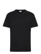 Slim Fit V-Neck T-Shirt 100% Cotton Navy Mango