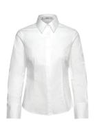 Fitted Cotton Shirt White Mango